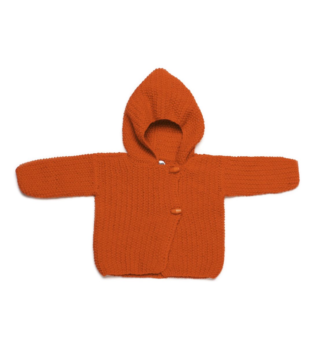 Merino Wool Cardigan 1010-orange